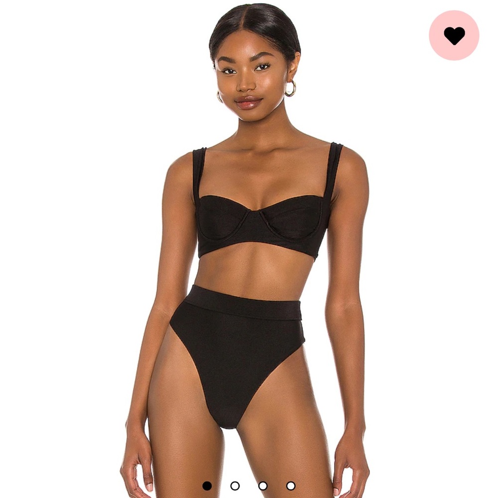 Lovers + Friends Black Bikini Set